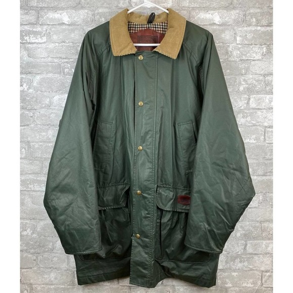 Woolrich Other - Vintage Woolrich Waxed Rain Chore Barn Coat Men's Size Large